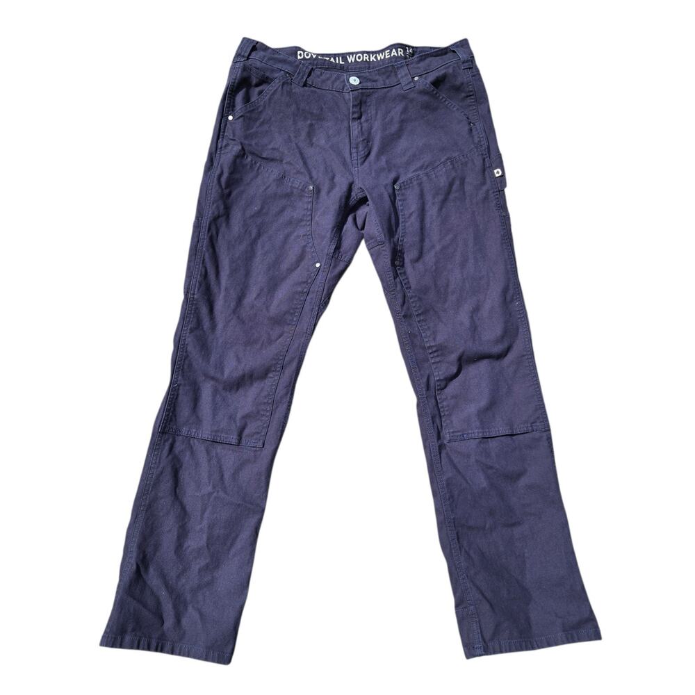 Dovetail Workwear Anna Task Pant Double Knee Pants 14/32 Dark Blue